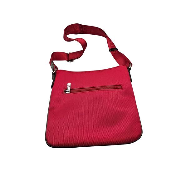 Ted Lapidus Fuchsia Bright Pink Shoulder Bag Handbag - Picture 3 of 5